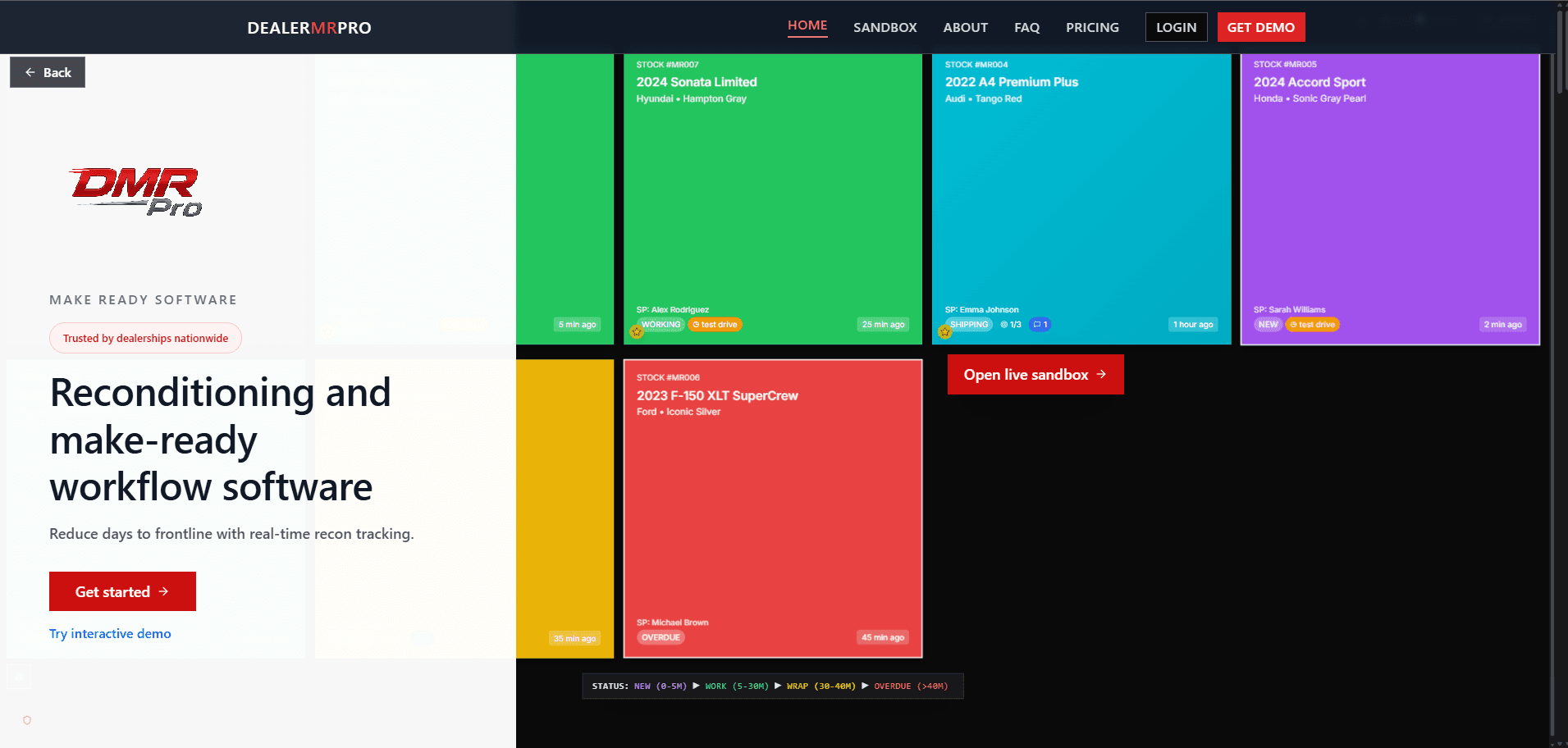 Lec Dealer Apps — Proof of Work by Trae C